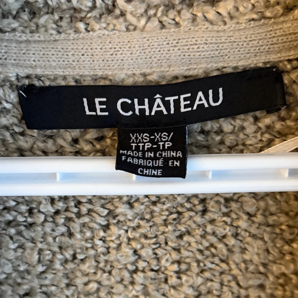 LE CHATEAU Vintage Open-Front Duster Cardigan size XS - Picture 4 of 8